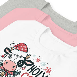    Holy-Cow-Quiltmas-Bella-Canvas-T-Shirt-Details
