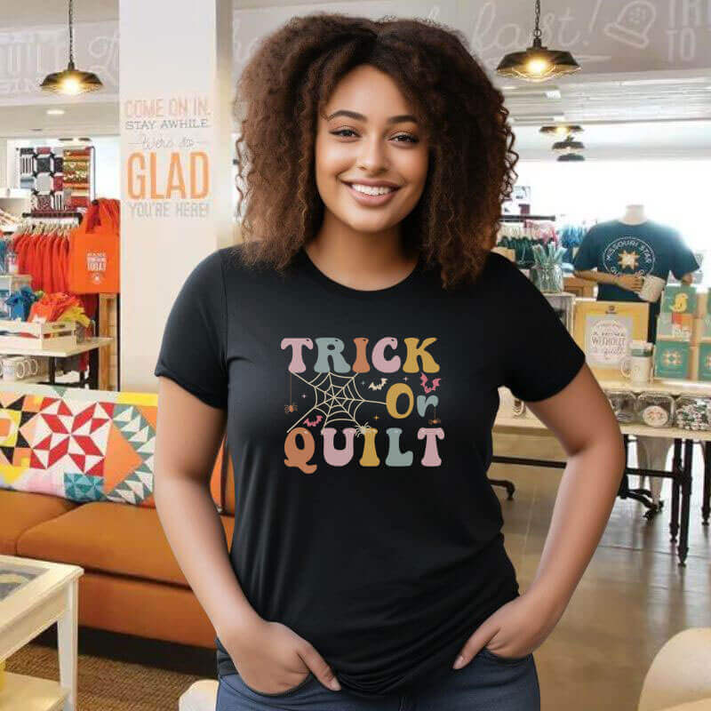 Trick-Or-Quilt-T-Shirt