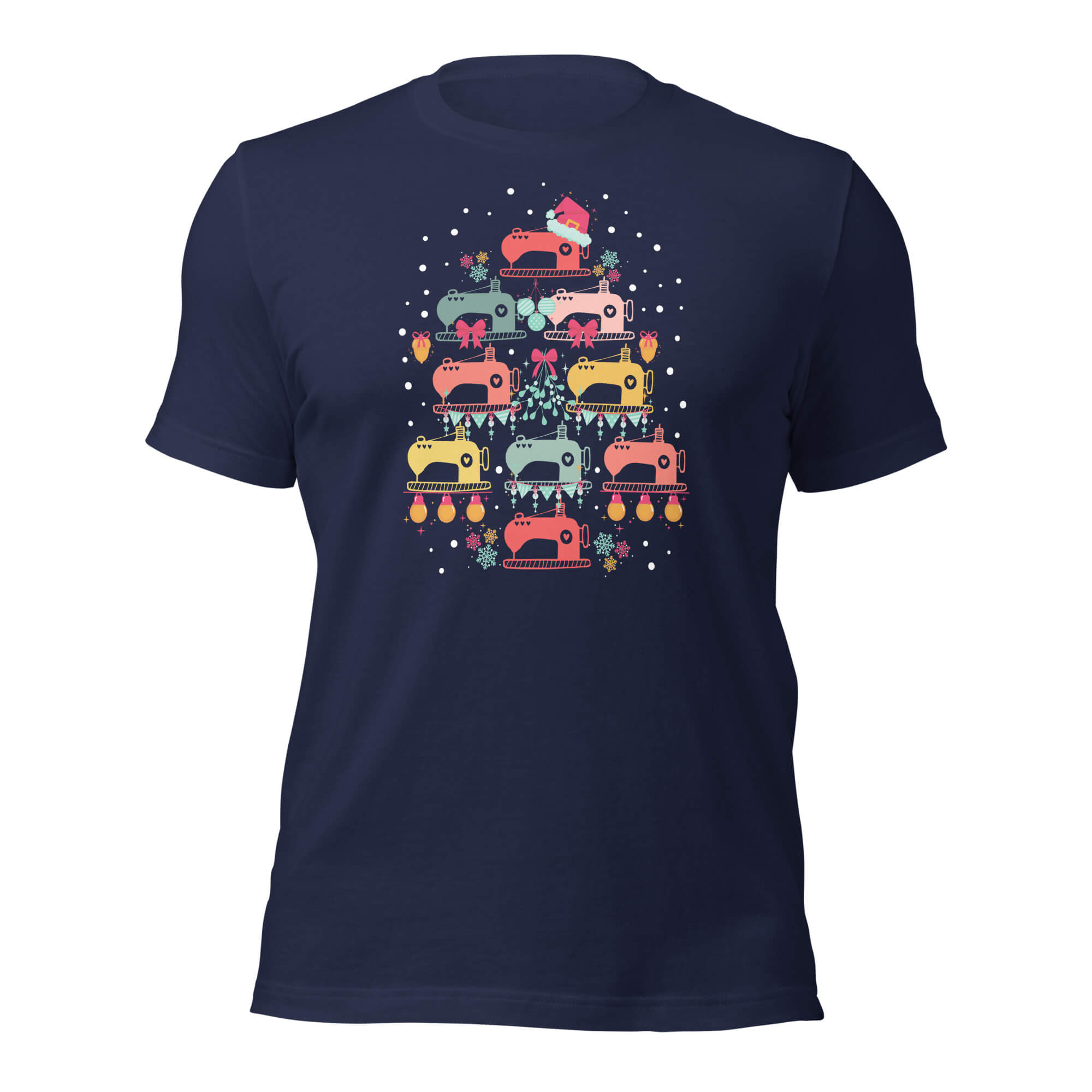    mommy-and-me-sewing-machine-christmas-tree-t-shirt-navy