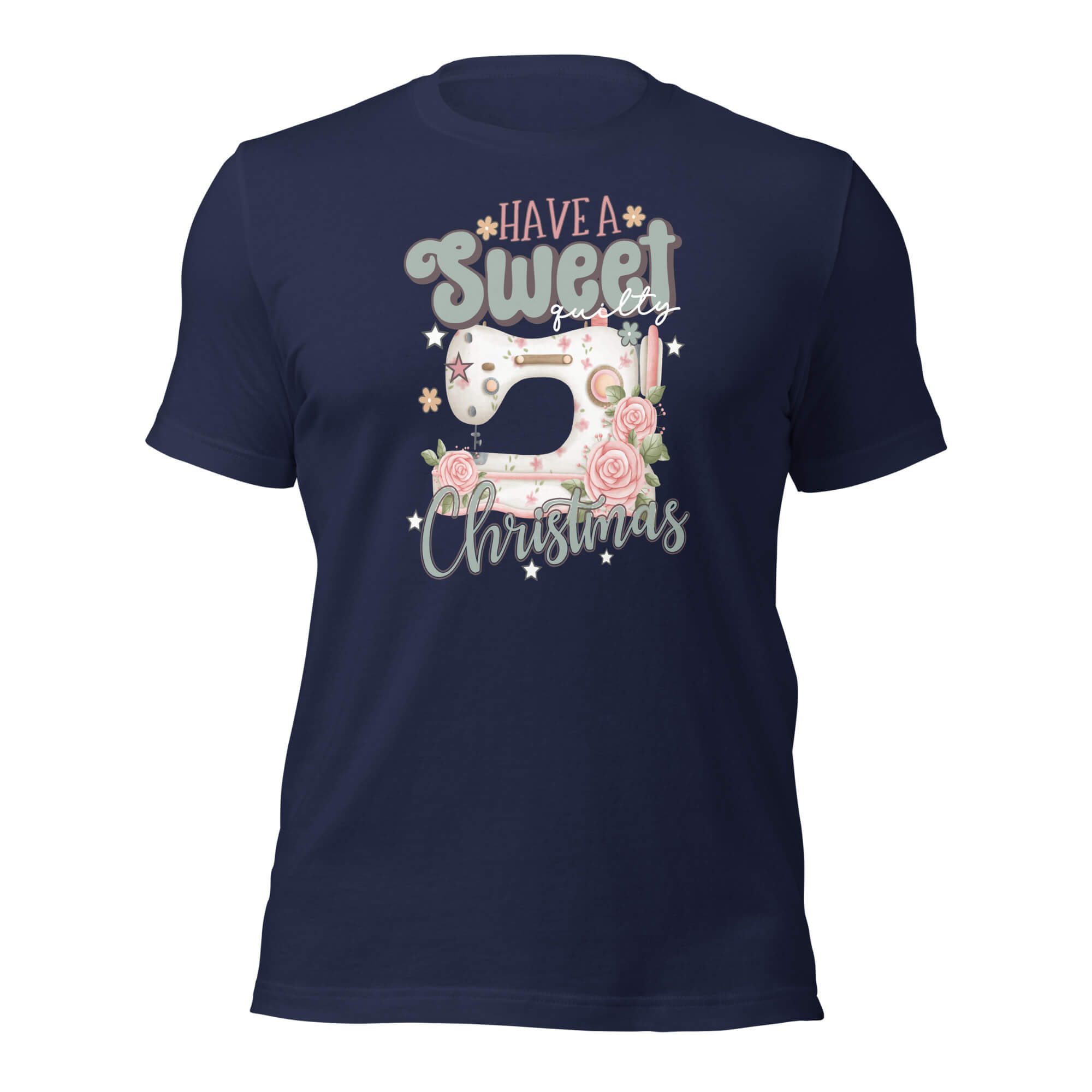 Have-a-Sweet-Quilty-Christmas-T-Shirt-Navy