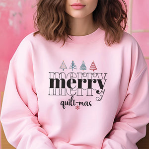 Merry-Merry-Quiltmas-Gildan-Pink-Sweatshirt