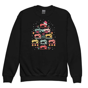 Sewing Machine Christmas Tree Sweatshirt