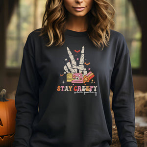 Stay-Creepy-While-Quilting-Black-Sweatshirt