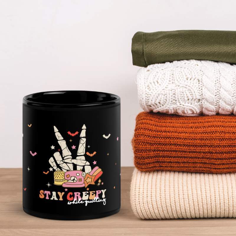 Stay-Creepy-While-Quilting-Mug-Front