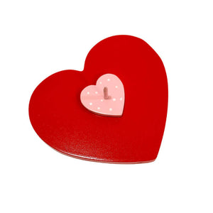 Love Heart Spindle Red