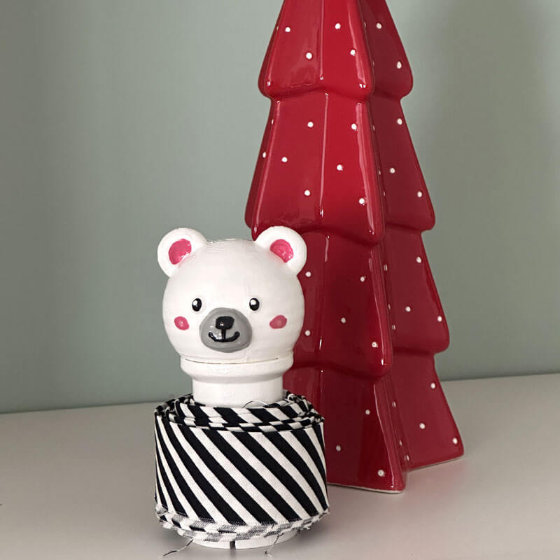 SNOWBALL POLAR BEAR BINDING BUDDIES