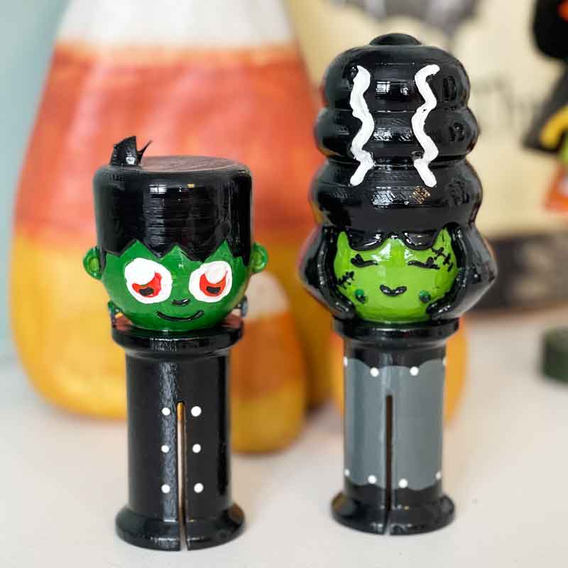Mr. and Mrs. Frankenstein Halloween Binding Babies