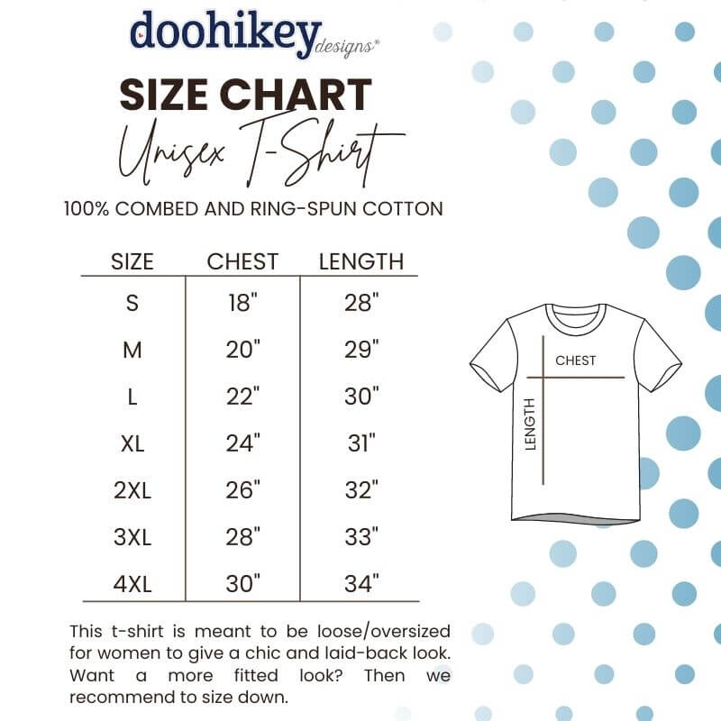 T-SHIRT SIZE GUIDE FOR QUILTERS