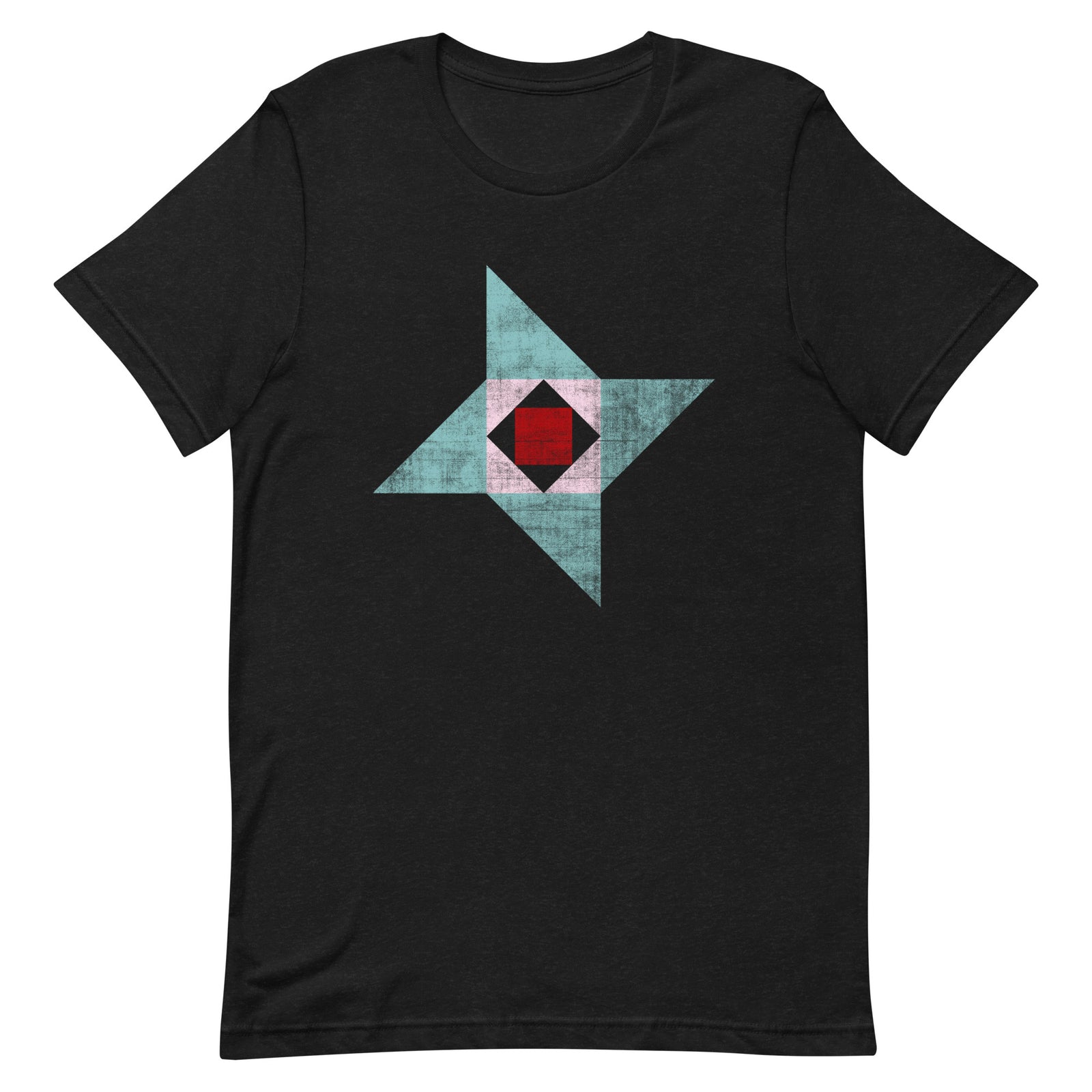 Simplex Star Quilt Block T-Shirt White